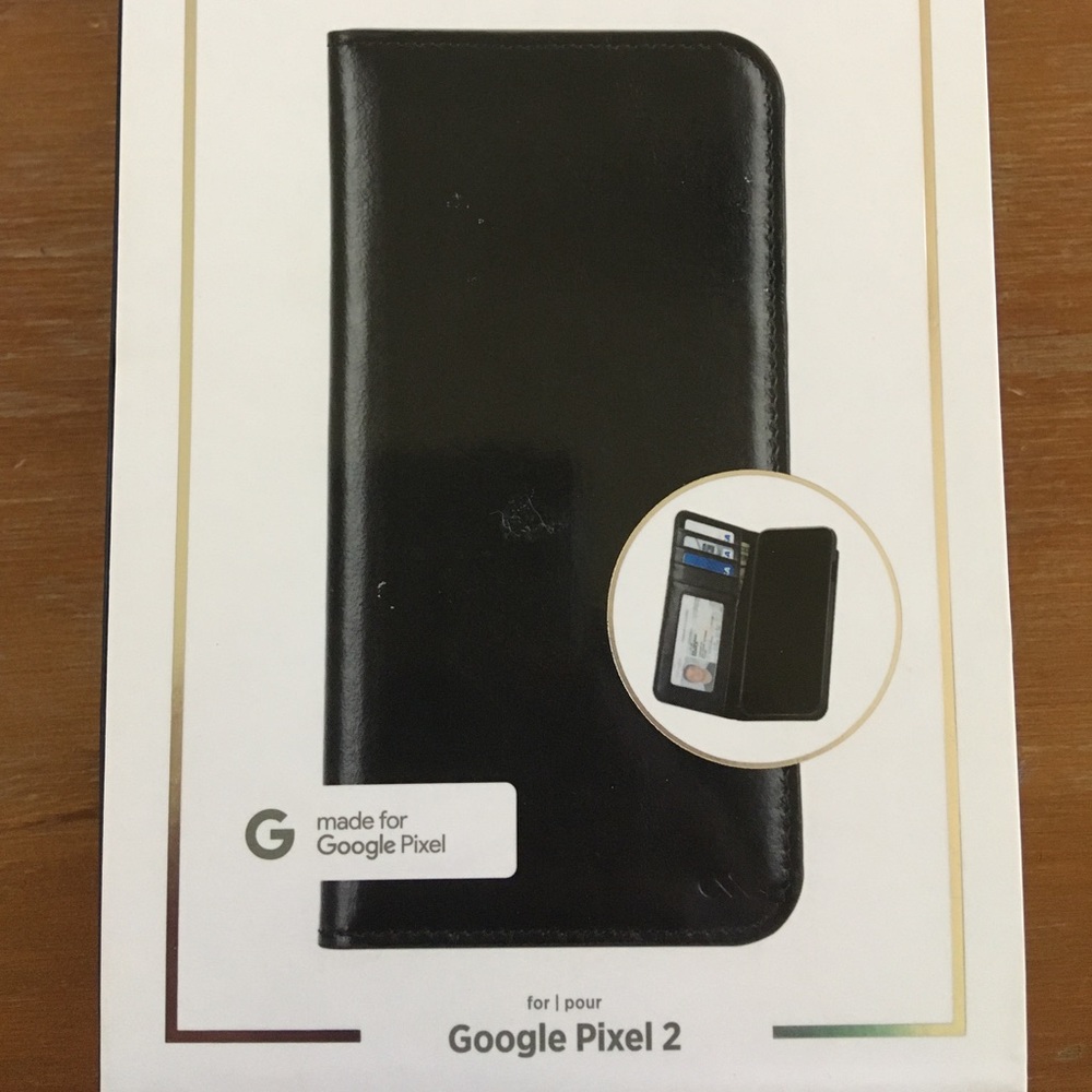 Casemate Leather Wallet Folio for Google Pixel 2